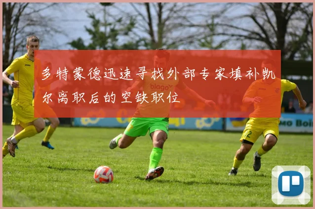多特蒙德迅速寻找外部专家填补凯尔离职后的空缺职位